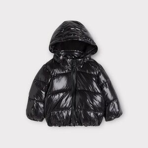 H&M Black Puffer Jacket – Toddler Size 2T, Good Condition